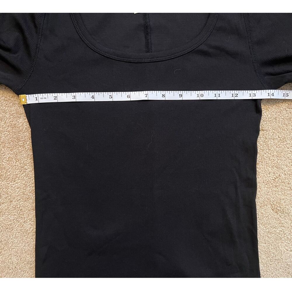 Everlane The Luxe Rib Long-Sleeve Supima Cotton Scoop-Neck Tee - Picture 5 of 8